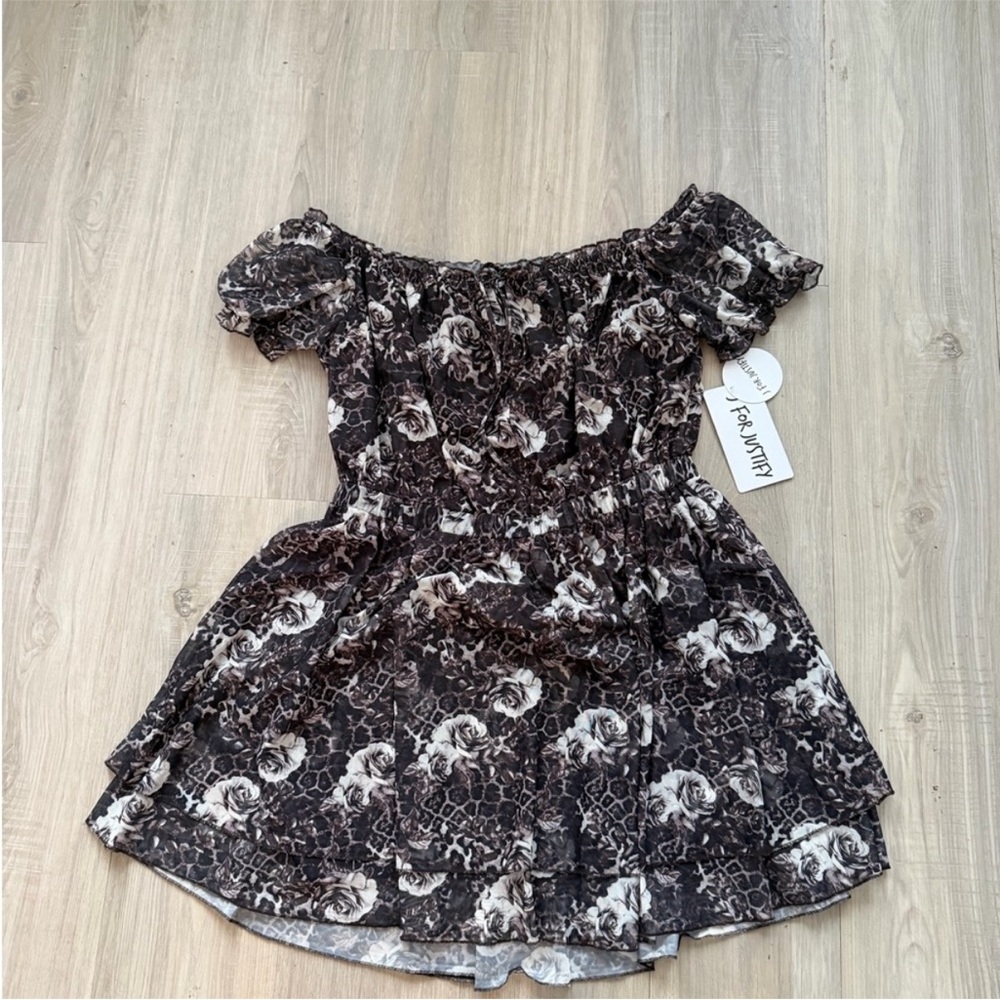 J for Justify Elegant Patterned Dress